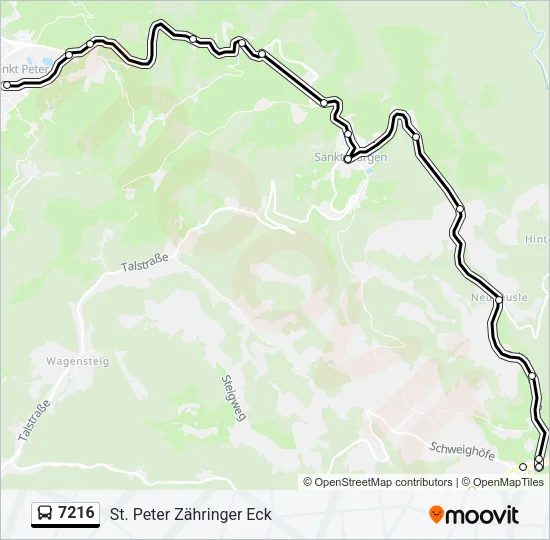 7216 Bus Line Map