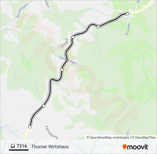 7216 Bus Line Map