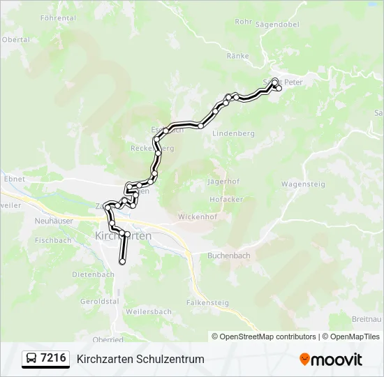 7216 Bus Line Map