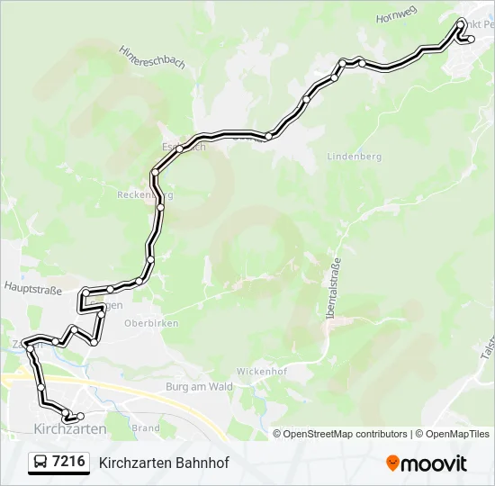7216 Bus Line Map