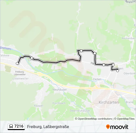7216 Bus Line Map