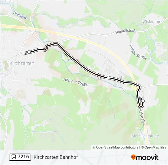 7216 Bus Line Map