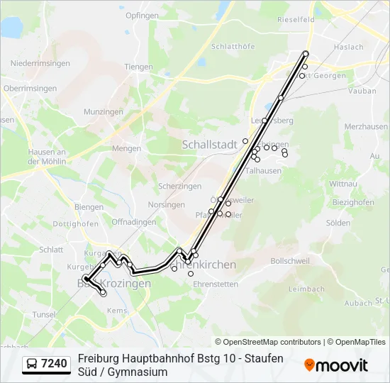 7240 Bus Line Map