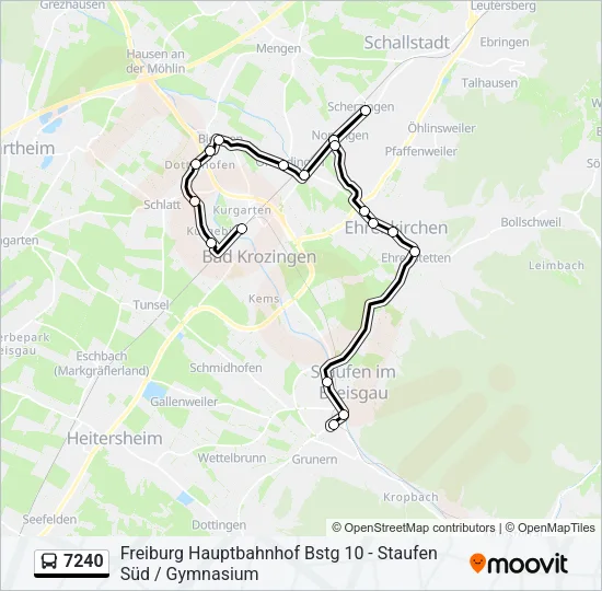 7240 Bus Line Map