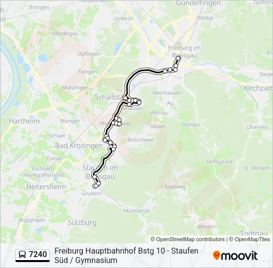 7240 Bus Line Map