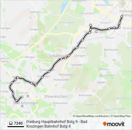 7240 Bus Line Map