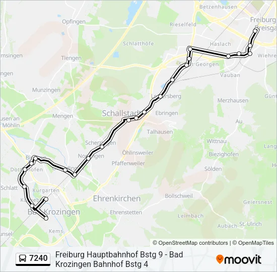 7240 Bus Line Map