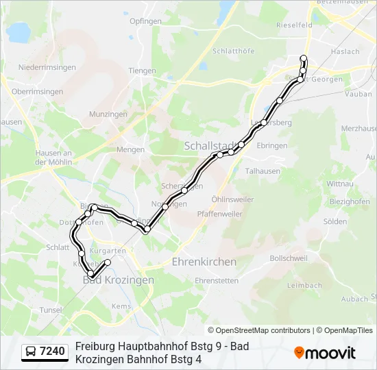 7240 Bus Line Map