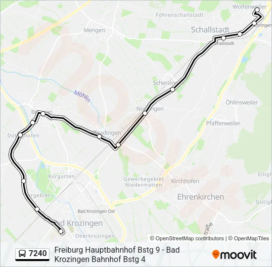 7240 Bus Line Map