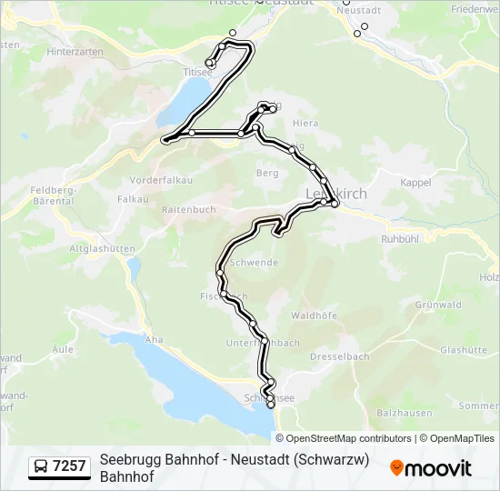 7257 Bus Line Map