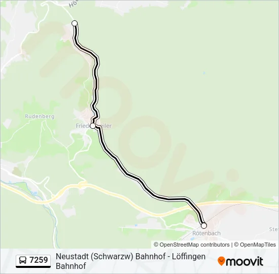 7259 Bus Line Map