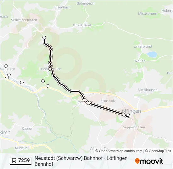 7259 Bus Line Map