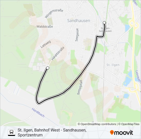 PENDELBUS Bus Line Map