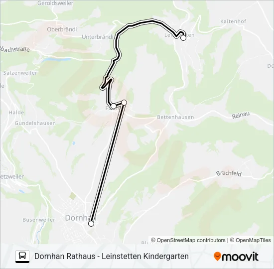 BÜRGERBUS 2 Bus Line Map