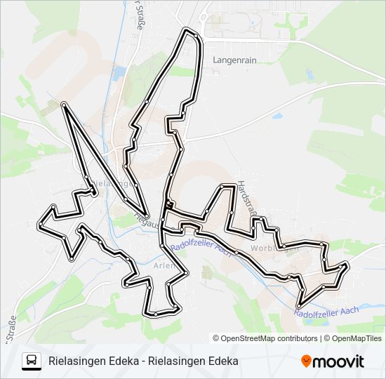 RINGLINIE Bus Line Map