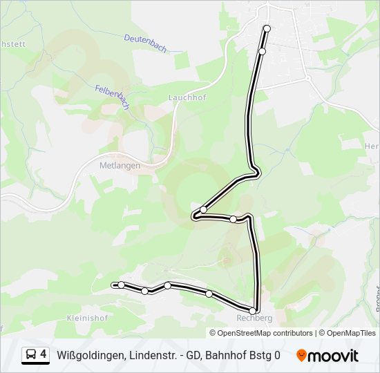 4 Bus Line Map