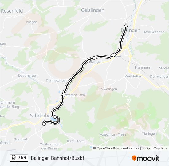 769 Train Line Map