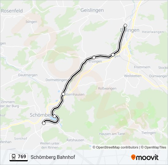 769 Train Line Map