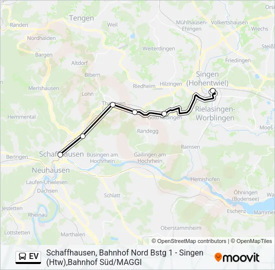 EV Bus Line Map