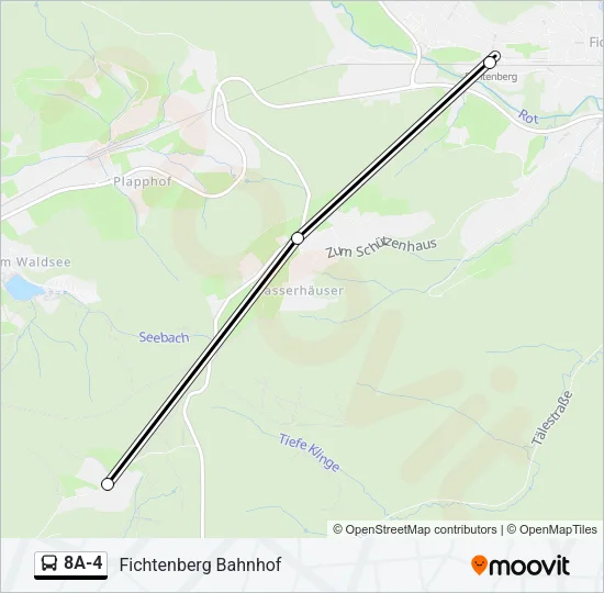 8A-4 Bus Line Map