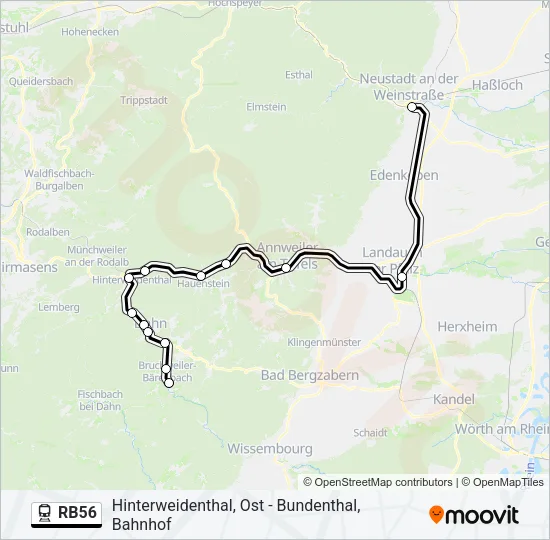 RB56 Train Line Map