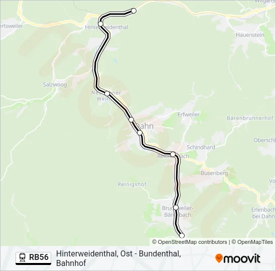 RB56 Train Line Map