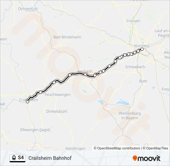 S4 Light Rail Line Map