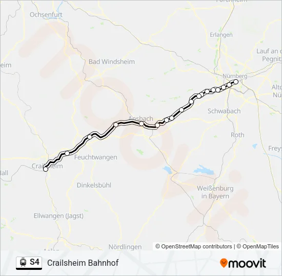 S4 Light Rail Line Map