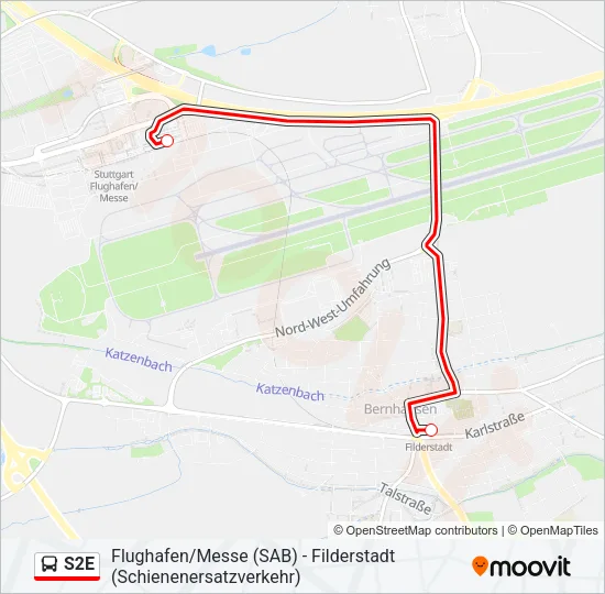 S2E Bus Line Map