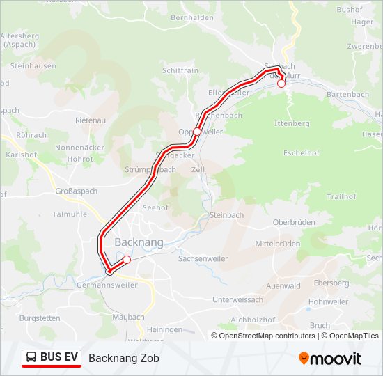 BUS EV Bus Line Map