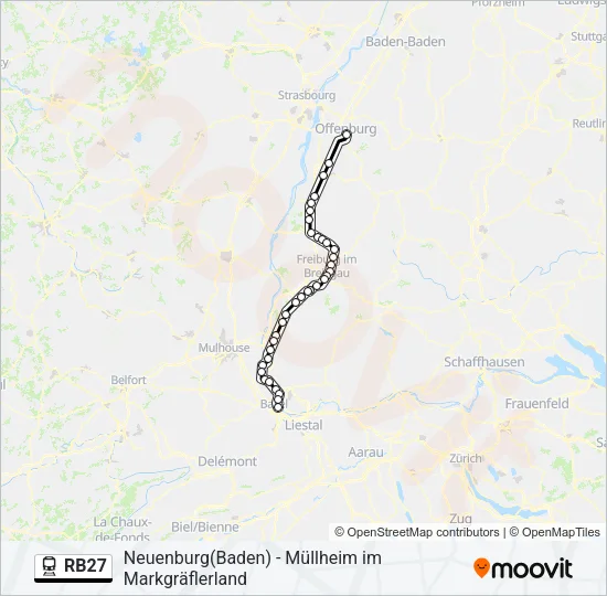 RB27 Train Line Map