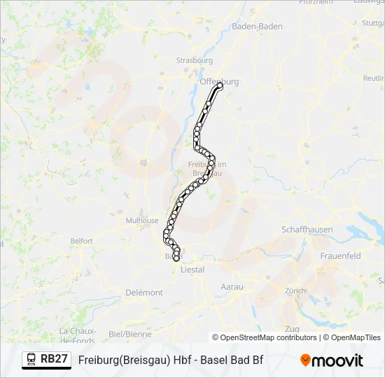 RB27 Train Line Map