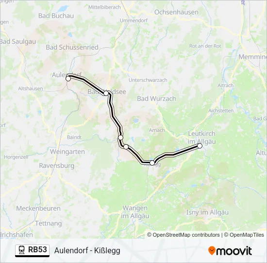 RB53 Train Line Map