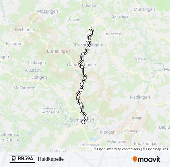 RB59A Train Line Map