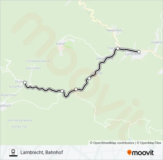 KUCKUCKSBÄHNEL Train Line Map