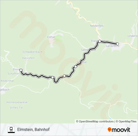 KUCKUCKSBÄHNEL Train Line Map