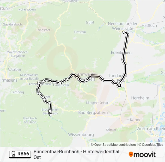 RB56 Train Line Map