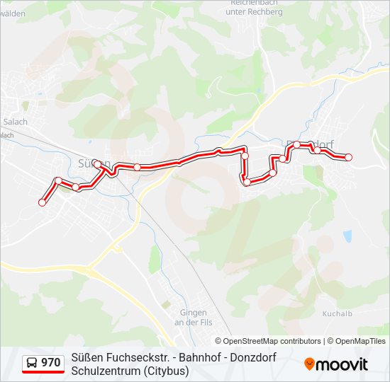 970 Bus Line Map