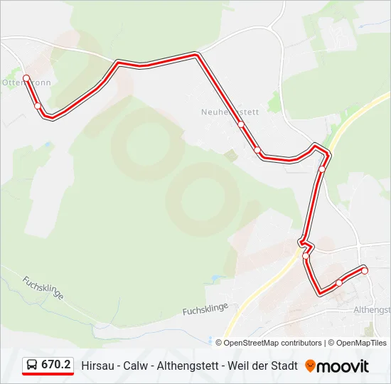 670.2 Bus Line Map