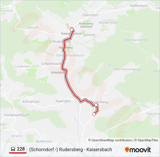 228 Bus Line Map