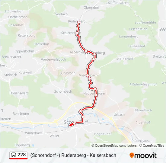 228 Bus Line Map