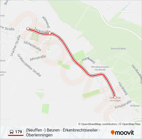 179 Bus Line Map