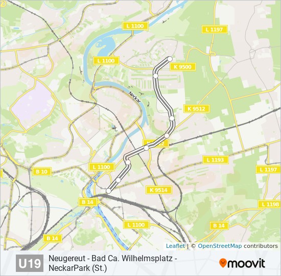 U19 SSB Stadtbahn UBahn Fahrpläne Moovit