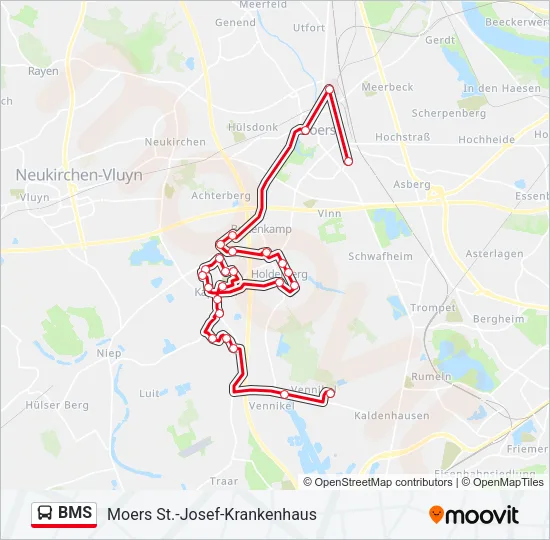 BMS Bus Line Map