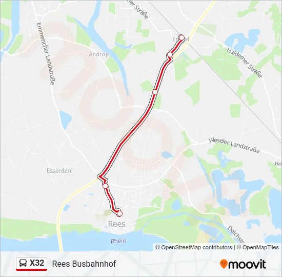 X32 Bus Line Map