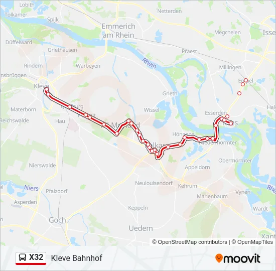 X32 Bus Line Map