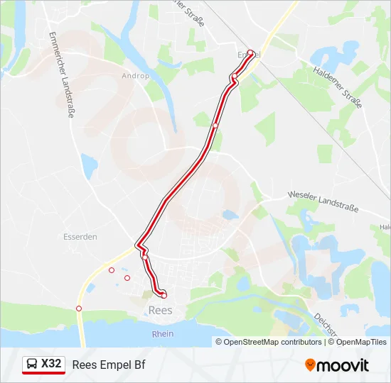 X32 Bus Line Map
