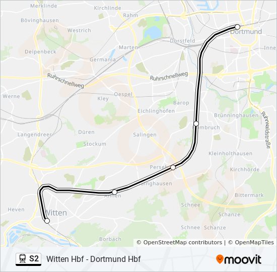 s2 Route Fahrpläne, Haltestellen & Karten Dortmund Hbf (Aktualisiert) s2 Route Fahrpläne, Haltestellen & Karten Dortmund Hbf (Aktualisiert)
