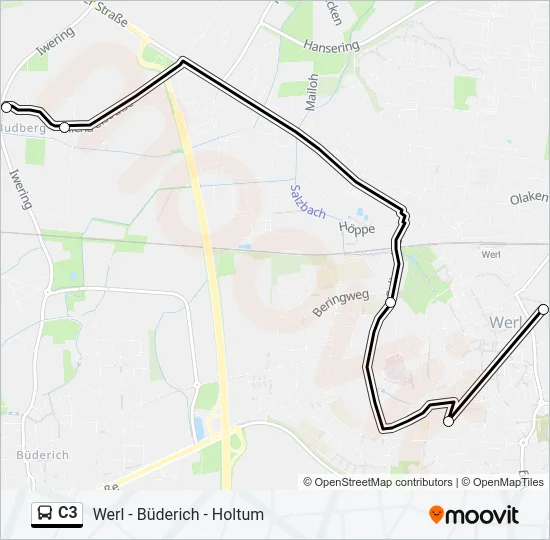 C3 Bus Line Map