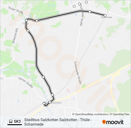 sk3 Route: Schedules, Stops & Maps - Salzkotten, Bahnhof (Updated)